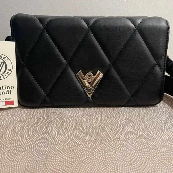 NWT Valentino Orlandi Diamond Quilted Crossbody - Picture 2 of 10